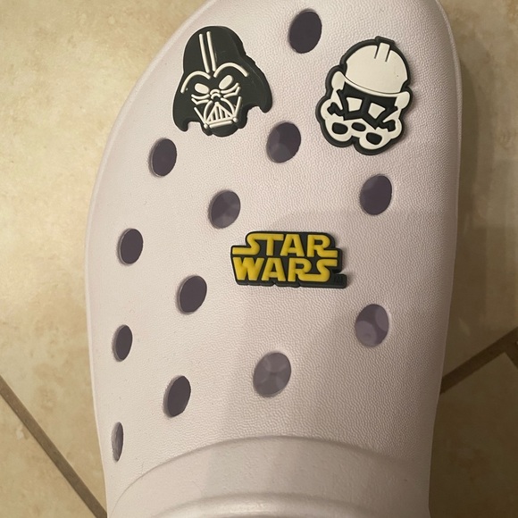 Set of 6 Star Wars Charms for shoes or bracelet NEW - Picture 3 of 4